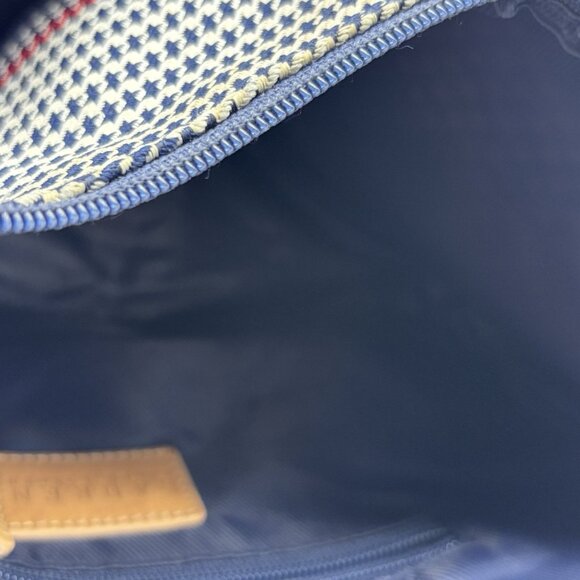 RALPH LAUREN Small Plaid Houndstooth Shoulder Bag Purse - Picture 10 of 13